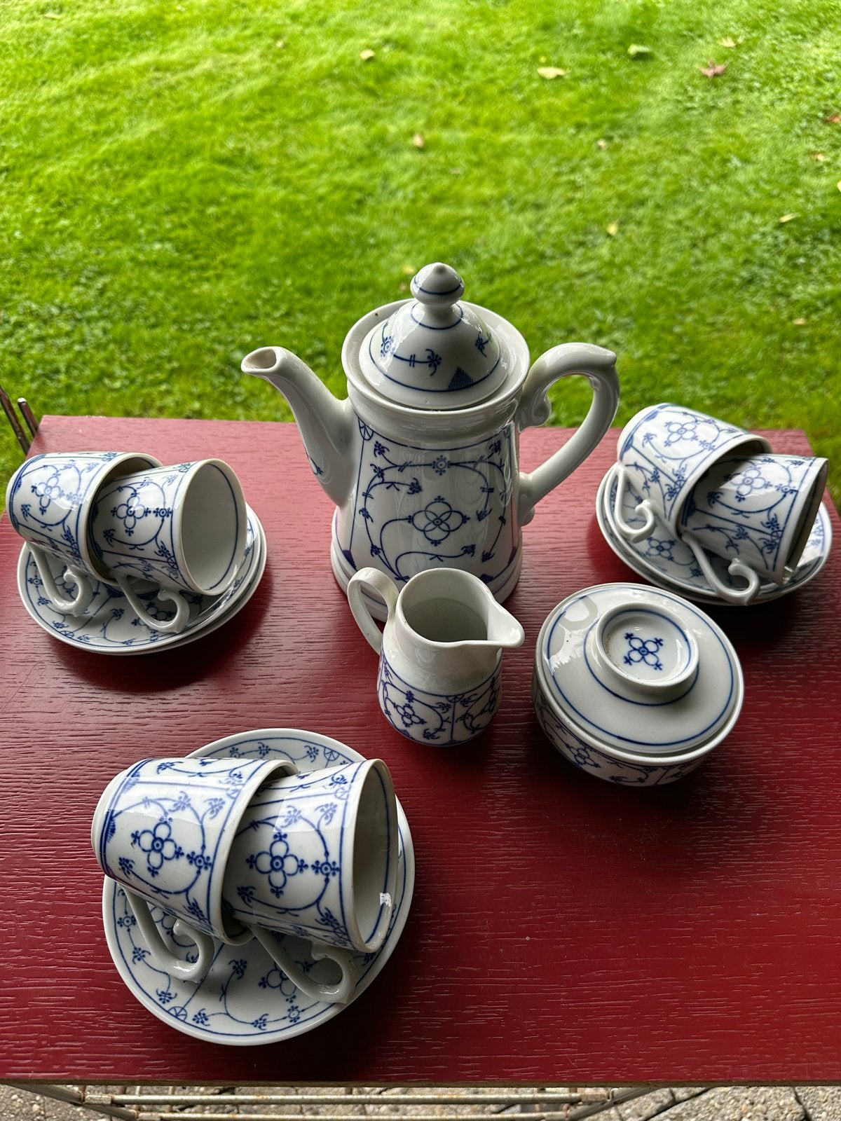Winterling Schwarzenbach Bavaria porseleinen koffieservies, Ophalen of Verzenden