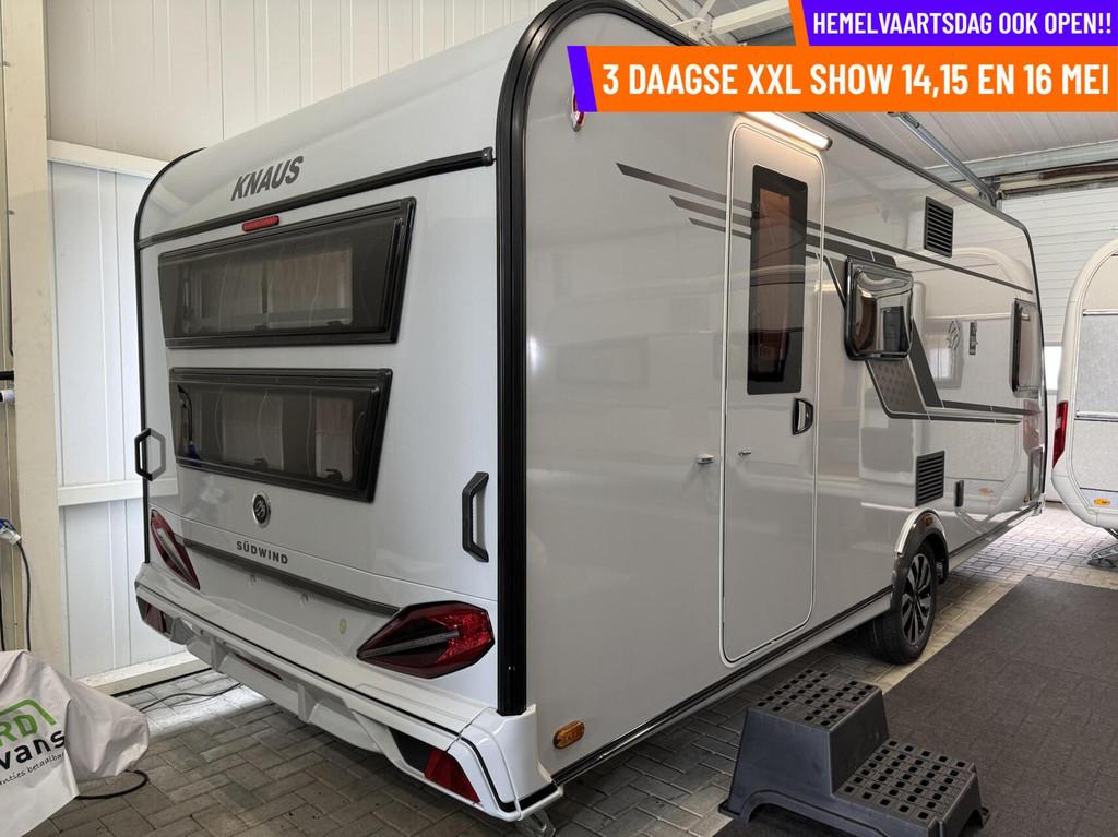 Knaus 540 FDK SUDWIND BLACK SELECTION, STAPELBED, NIEUW 2026, Caravans en Kamperen, Caravans, 7 tot 8 meter, Bedrijf, Knaus, Tot en met 6