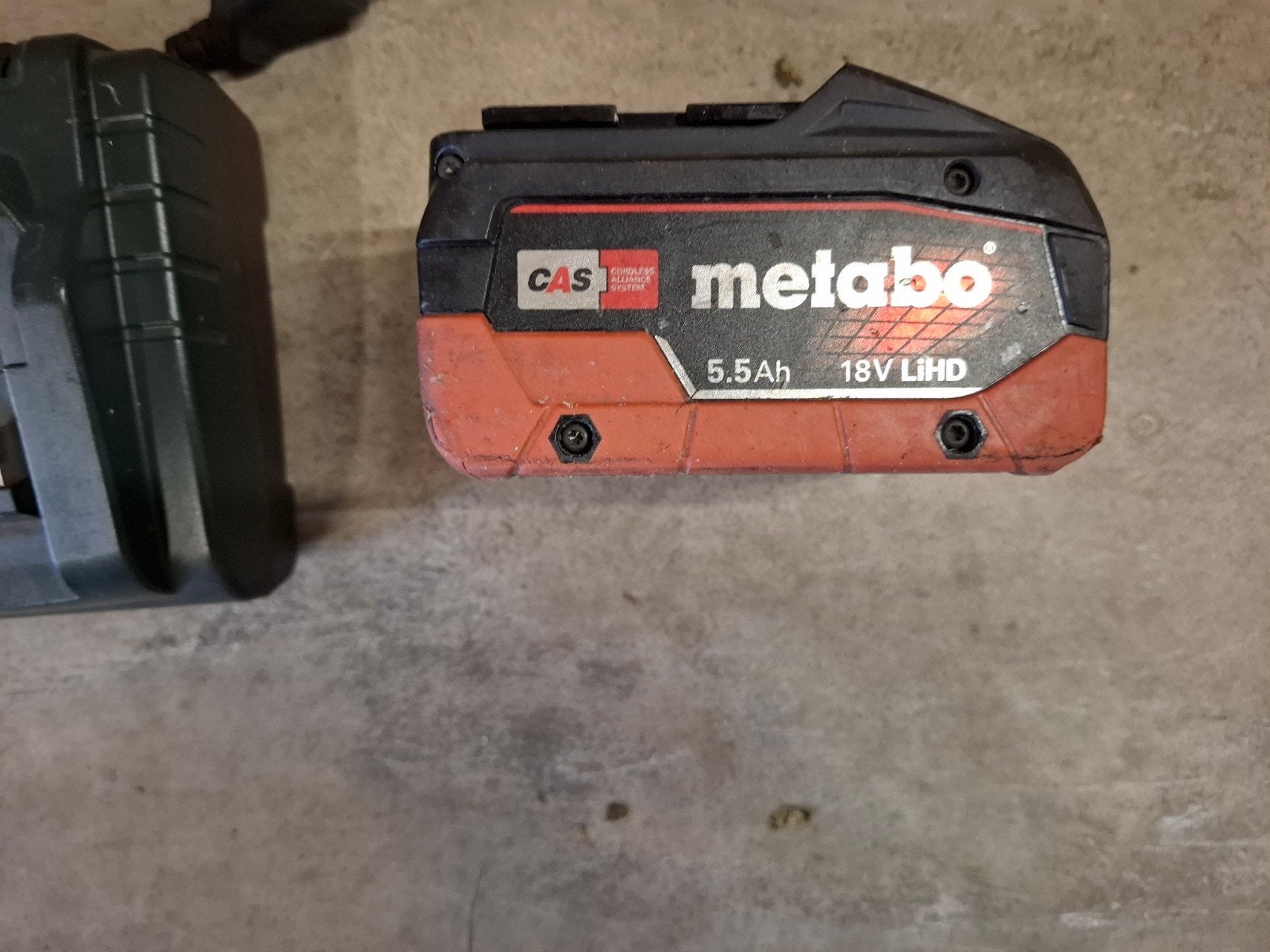 metabo 18v 5.5 ah accu plus lader asc 30, Ophalen of Verzenden