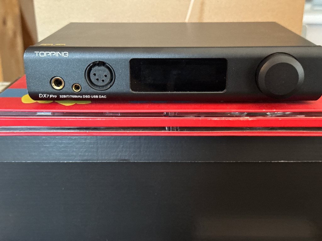 TOPPING DX7 PRO Balanced DAC Headphone Amplifier ES9038Pro, Ophalen of Verzenden, Zo goed als nieuw