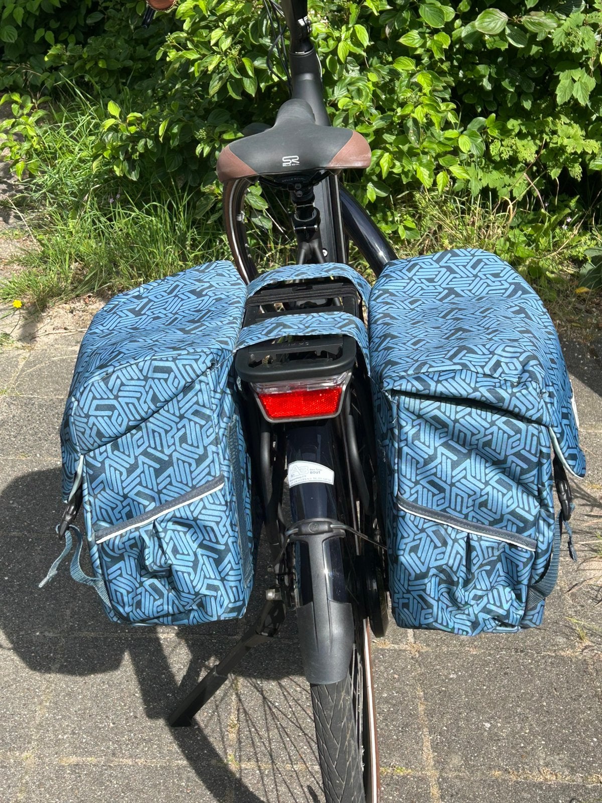 New Looxs dubbele fietstas Mondi Joy blauw, Ophalen of Verzenden, Zo goed als nieuw