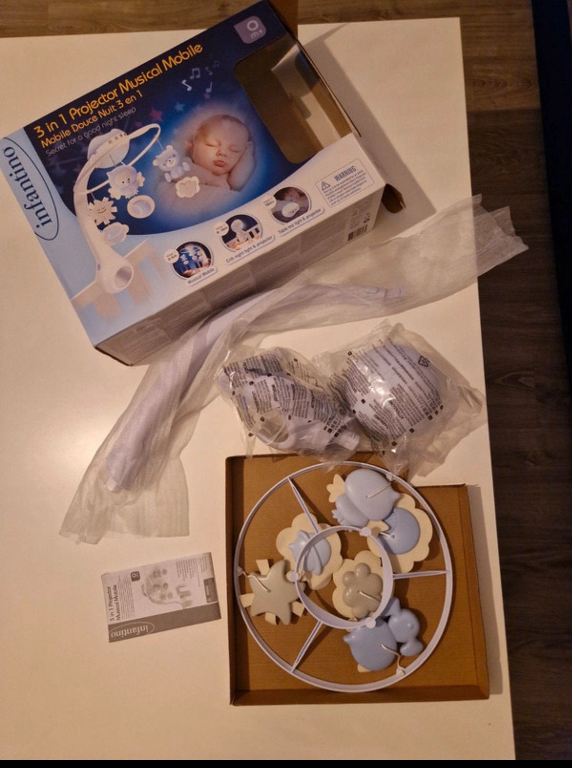 3 in 1 projector Musical Mobile karuzela, Kinderen en Baby's, Kinderkamer | Inrichting en Decoratie, Ophalen of Verzenden, Zo goed als nieuw