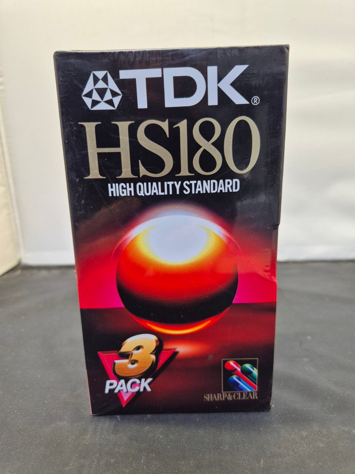TDK HS180 VHS Cassettes - 3-pack - Nieuw in verpakking, Ophalen of Verzenden