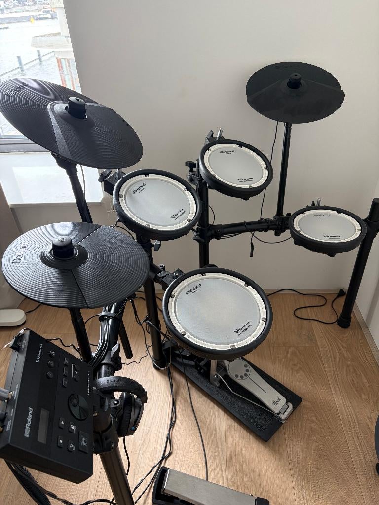 Roland TD-07KV V-Drums Elektrisch Drumstel Kit, Ophalen, Zo goed als nieuw, Roland, Elektronisch