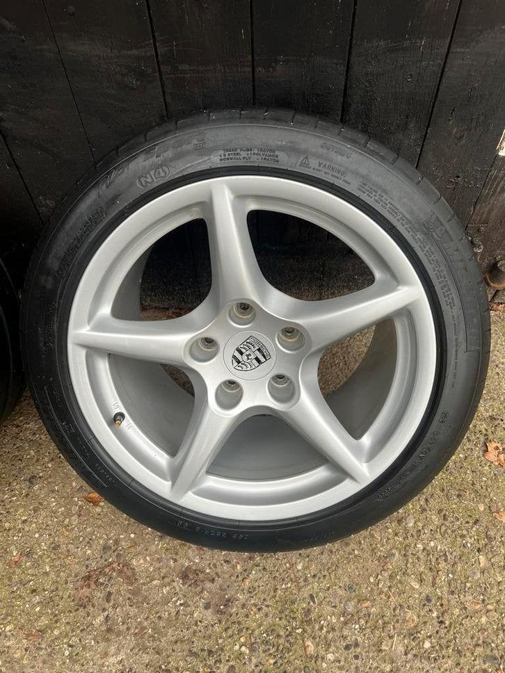 Originele Porsche 18? Carrera 911 997 996 velgen zomer set, Auto-onderdelen, Banden en Velgen, Niet ingevuld, 18 inch, Gebruikt