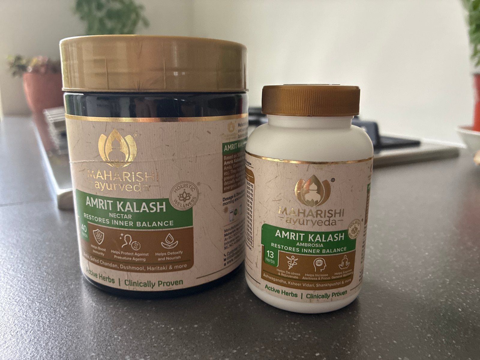 Maharishi Ayurveda Amrit Kalash Nectar & Ambrosia, Ophalen, Nieuw, Poeder of Drank