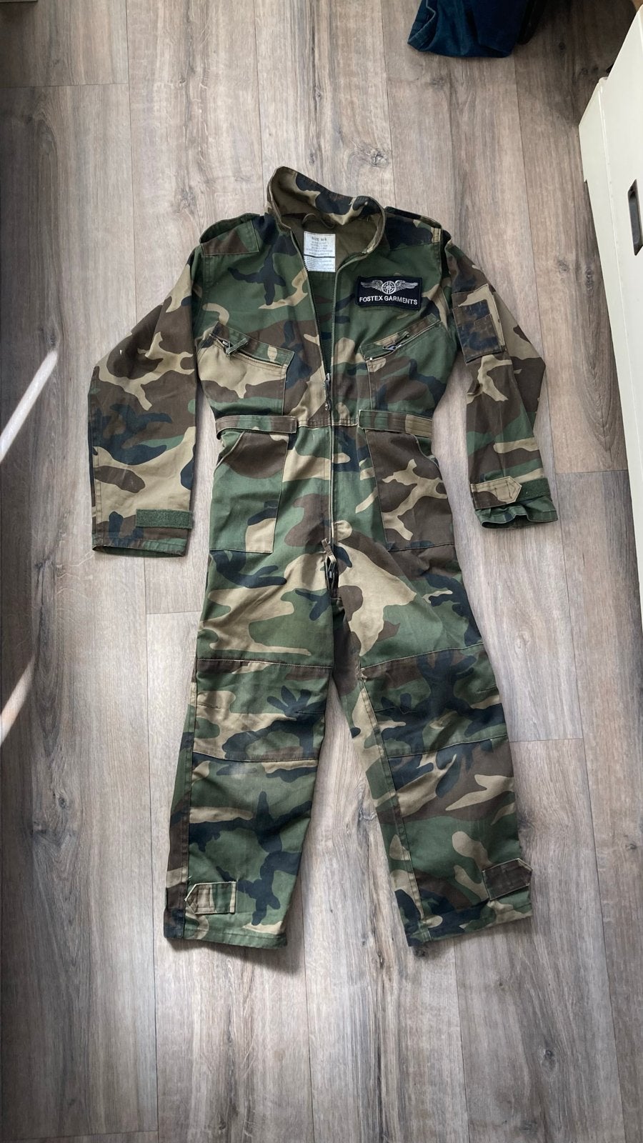 Fostex Garments Camouflage Overall Maat M/8, Ophalen of Verzenden, Gebruikt, Jongen of Meisje