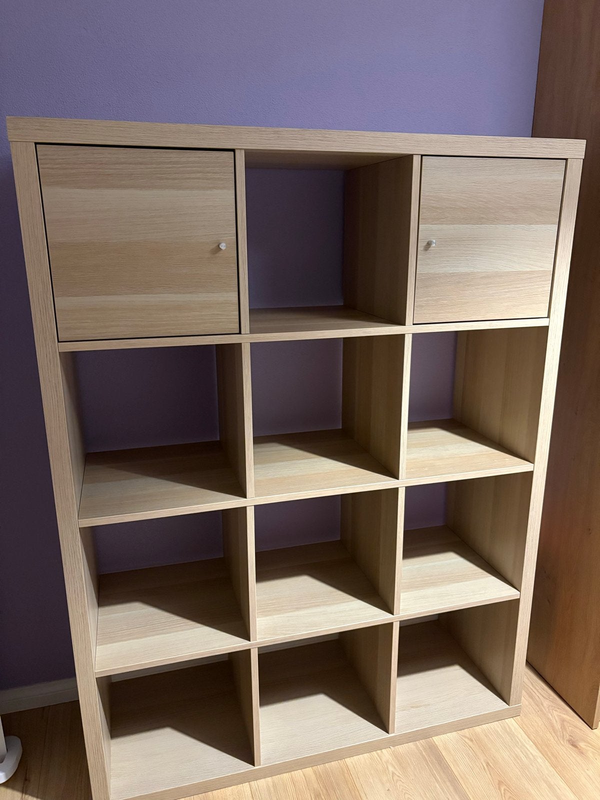 IKEA Kallax Kast 12 vakken, Huis en Inrichting, Kasten | Boekenkasten, Ophalen, Gebruikt, 100 tot 150 cm, 100 tot 150 cm