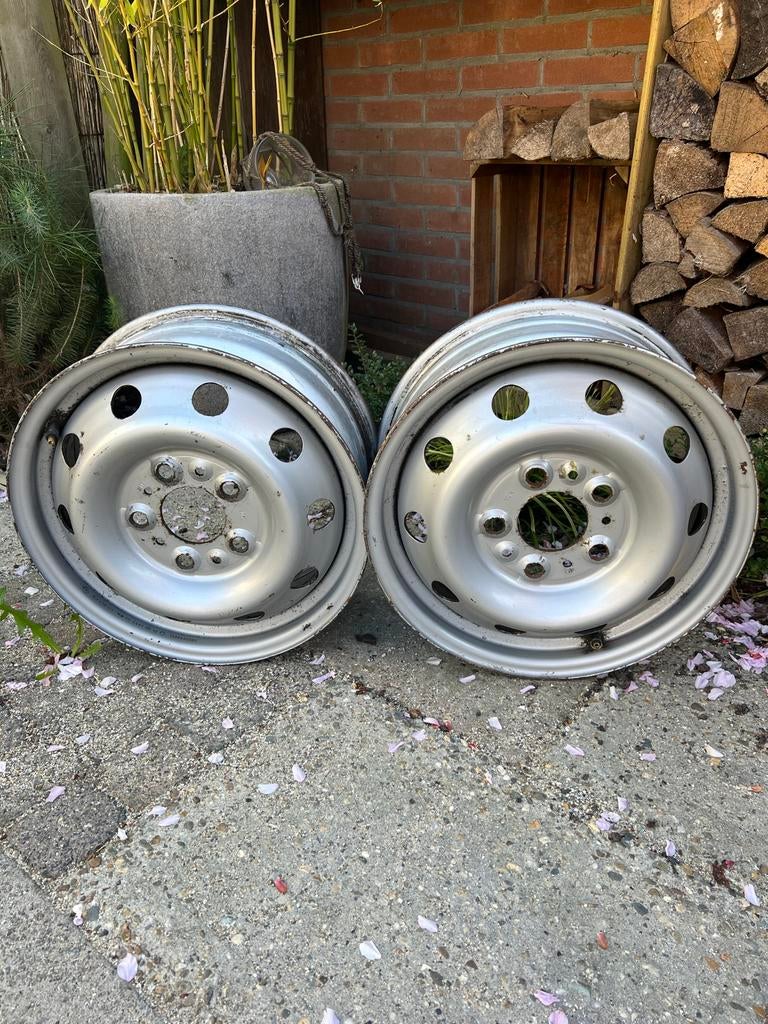 Stalen velgen 16” Fiat Ducato Maxi, Caravans en Kamperen, Ophalen, Gebruikt
