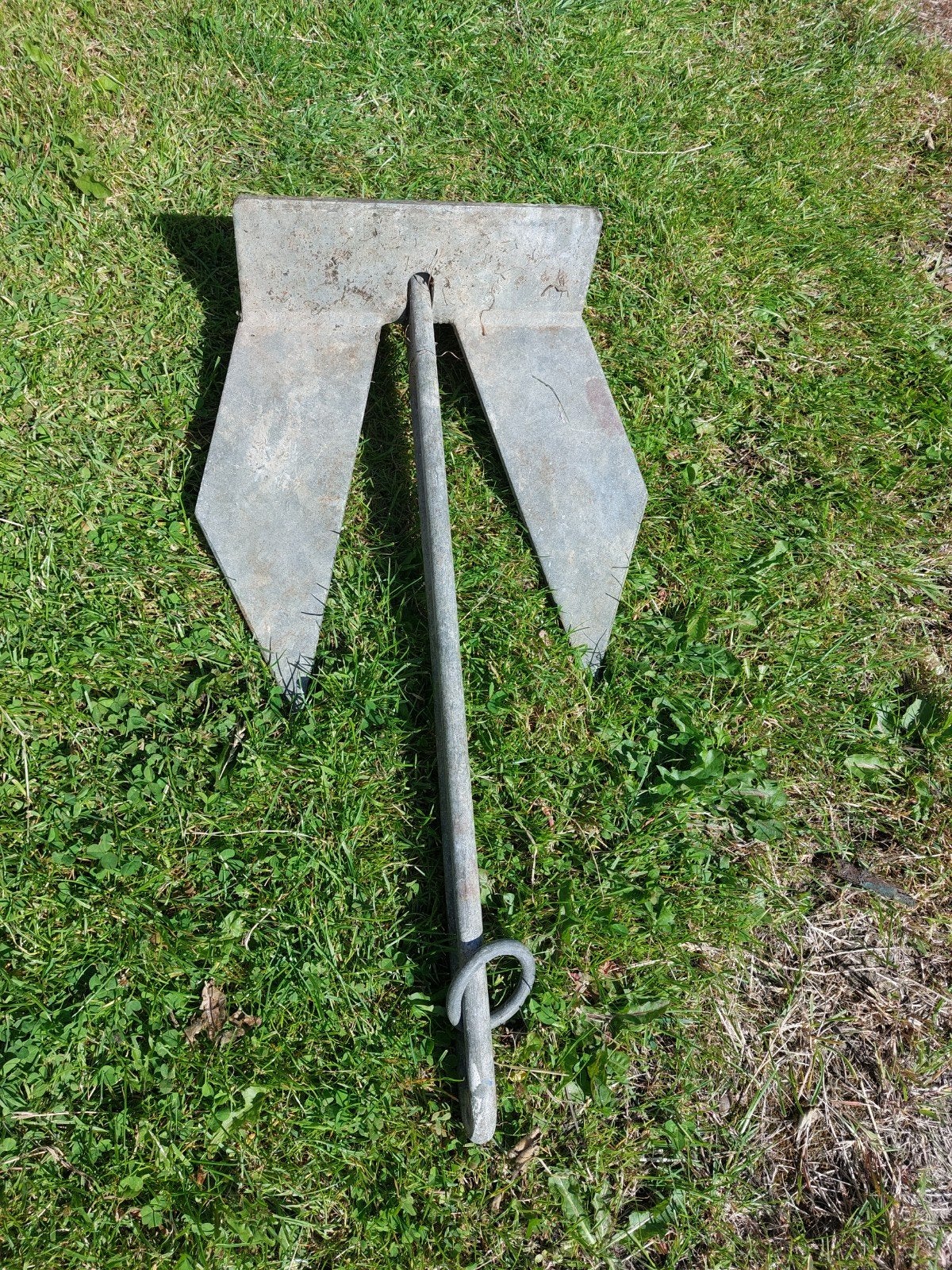 Anker 12 kg - Gegalvaniseerd Plaatanker, Ophalen, Gebruikt, Overige typen