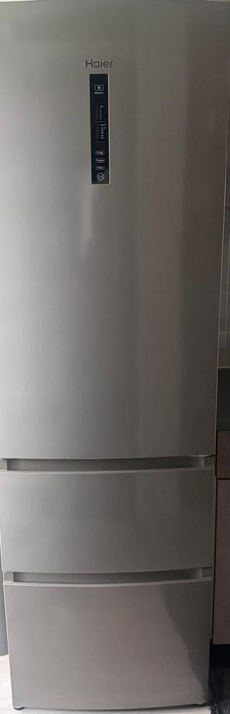Nieuwe Haier koelkast wegens verhuizing te koop, Ophalen, 200 liter of meer, 60 cm of meer, Met aparte vriezer