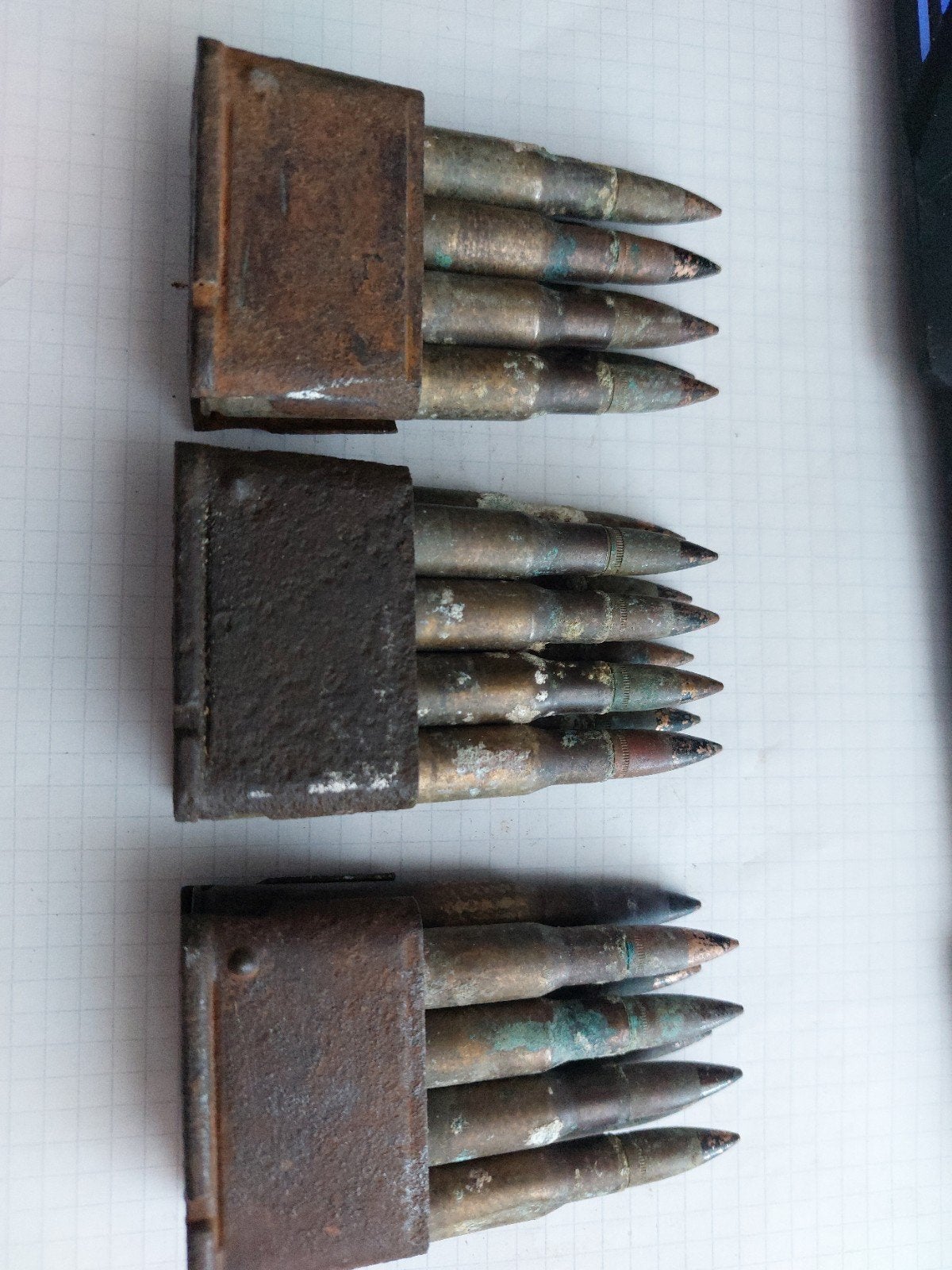 M1 garand clips wo2 ardennen, Verzamelen, Ophalen of Verzenden, Amerika