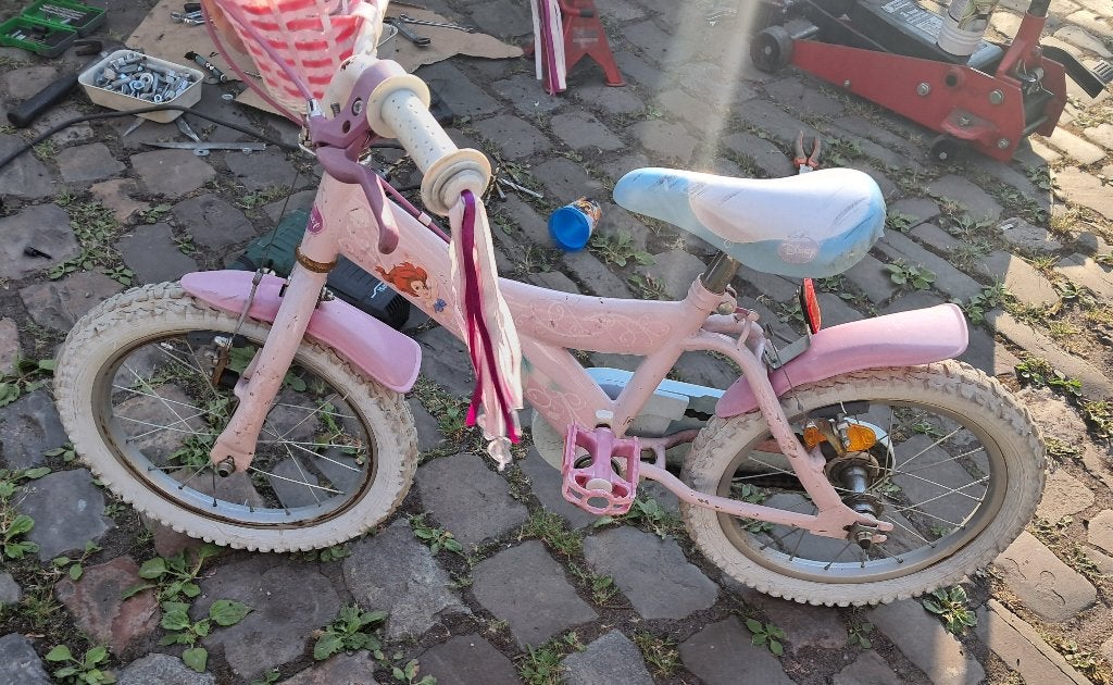 jonge en meisjes fiets goede staat, Fietsen en Brommers, Fietsen | Meisjes, Ophalen, Gebruikt, Velgrem, Handrem