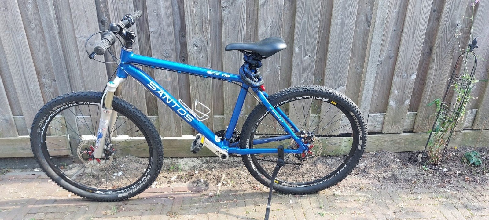 mountainbike santos, wielmaat 26 inch, Fietsen en Brommers, Gebruikt, Schijfrem, Ophalen, Overige merken