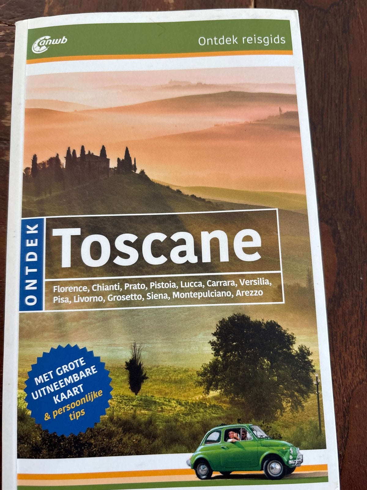 ANWB Ontdek reisgids Toscane met kaart en tips, Boeken, Reisgidsen, Europa, Ophalen of Verzenden, Zo goed als nieuw, Reisgids of -boek