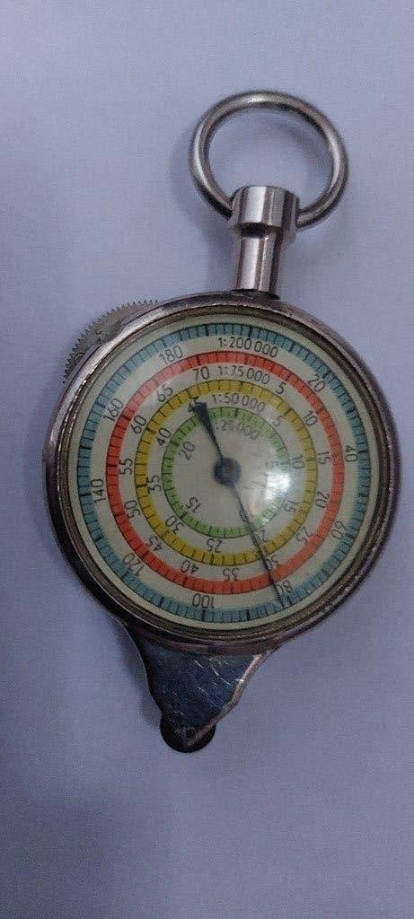 Vintage Curvimeter/opisometer/kaartafstandmeter, Antiek en Kunst, Ophalen of Verzenden