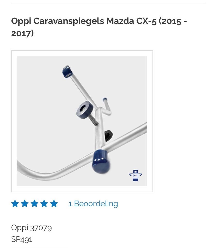 Caravanspiegels, Ophalen, Gebruikt