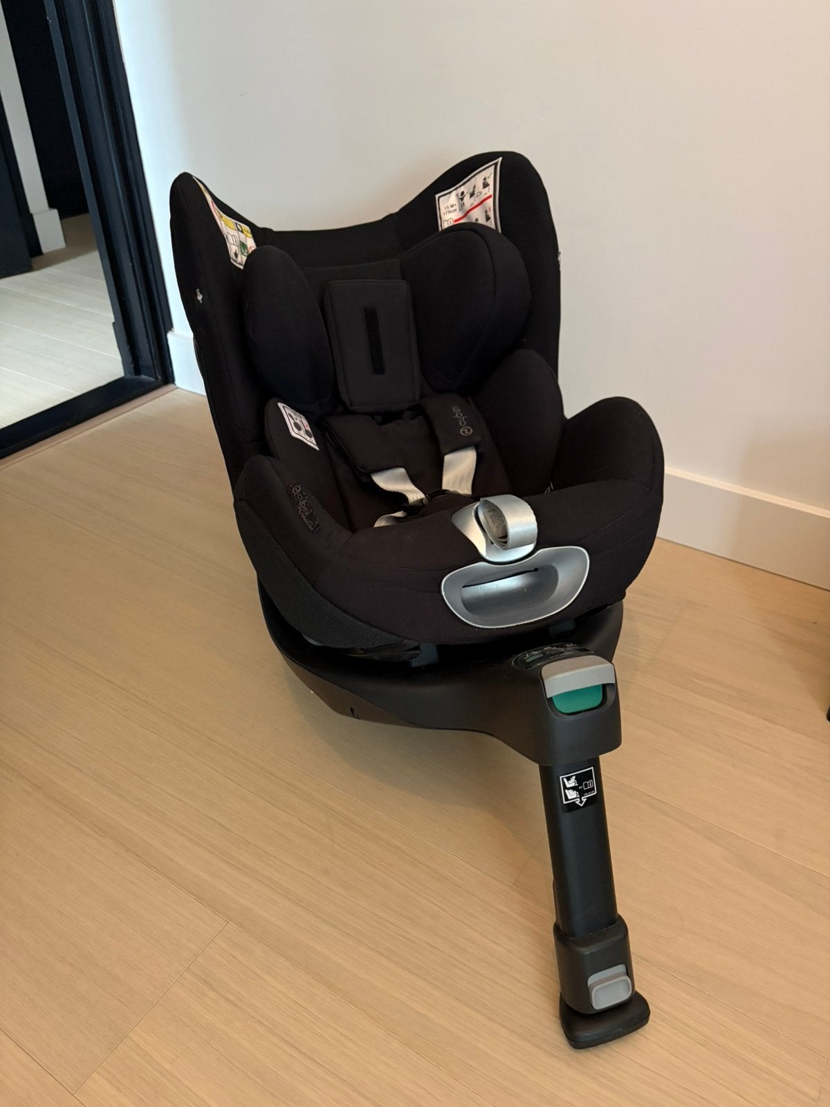 Cybex autostoel, Sirona Z i-Size, deep black, 45-105cm, Kinderen en Baby's, Autostoeltjes, Zo goed als nieuw, Overige merken, 0 t/m 18 kg