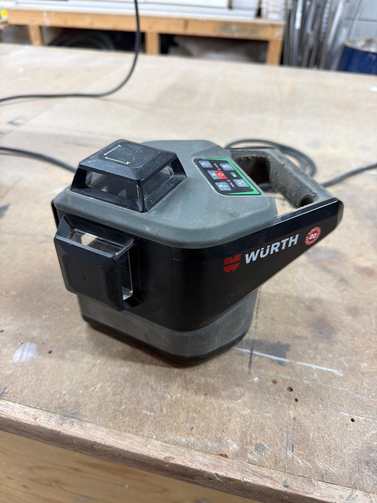 WÜRTH MUG 18 Kruislijnlaser met accessoires, Ophalen, Gebruikt, Licht