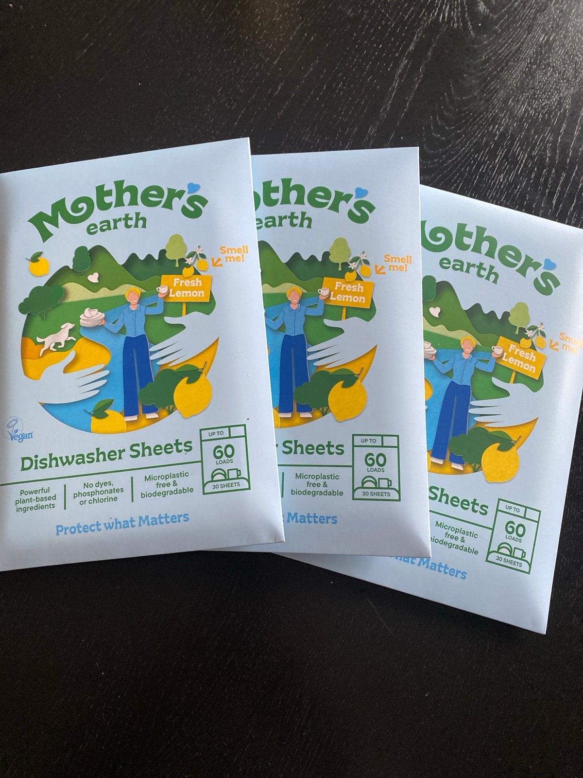 Mother's Earth Afwasmachine Sheets Fresh Lemon (3x), Ophalen of Verzenden, Nieuw, Minder dan 85 cm