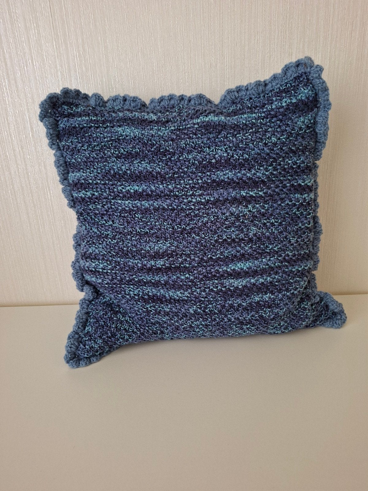 Kussen blauw, Blauw, Vierkant, Nieuw, Ophalen of Verzenden