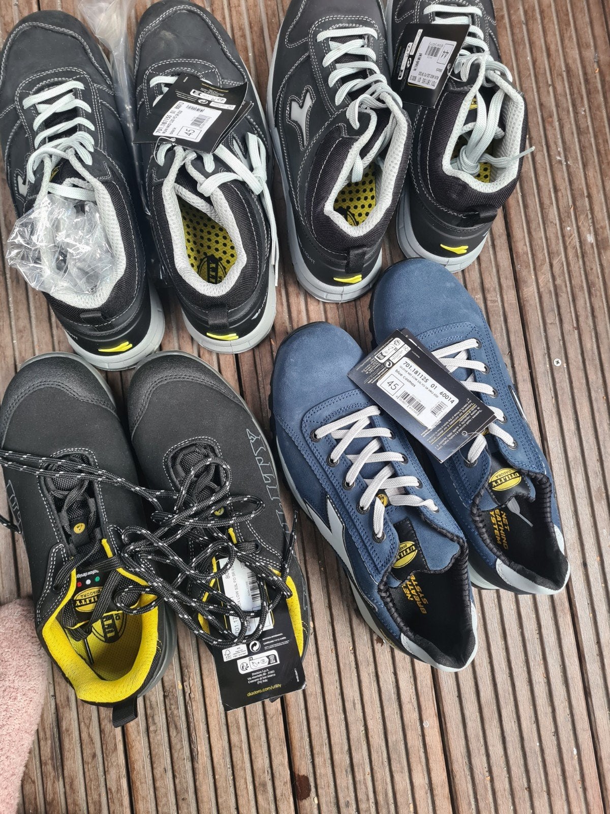 Nieuwe werkschoenen met stalen neus., Ophalen, Nieuw