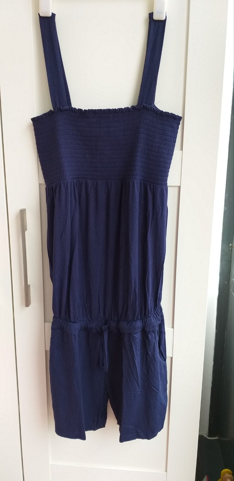 Mamalicious positie jumpsuit maat m, Kleding | Dames, Positiekleding, Overige typen, Blauw, Mamalicious, Gedragen