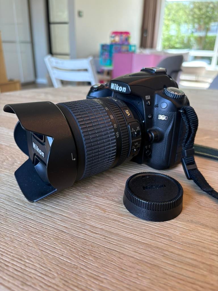Nikon D90 inclusied nikkor 18-105, Gebruikt, Spiegelreflex, Ophalen of Verzenden, Nikon