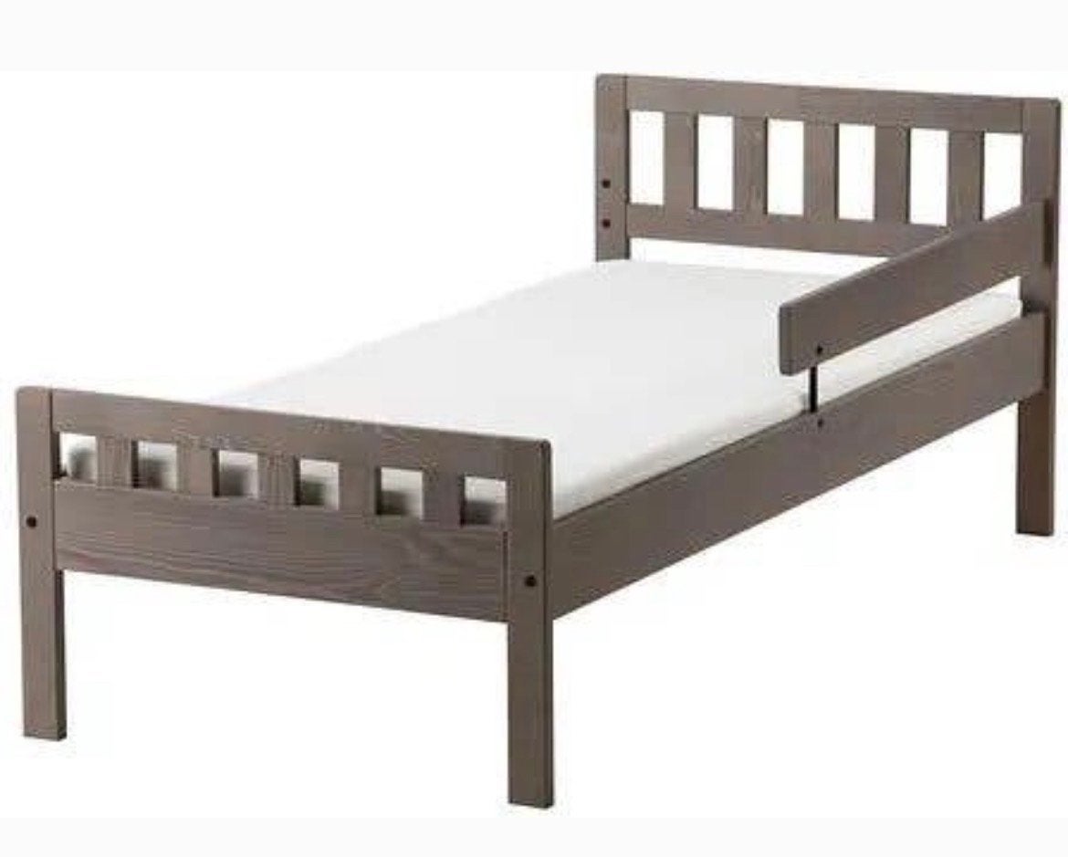 IKEA Mygga kinderbed 70x160 met bedplankje, Kinderen en Baby's, Ophalen, Gebruikt, 70 tot 85 cm, Lattenbodem