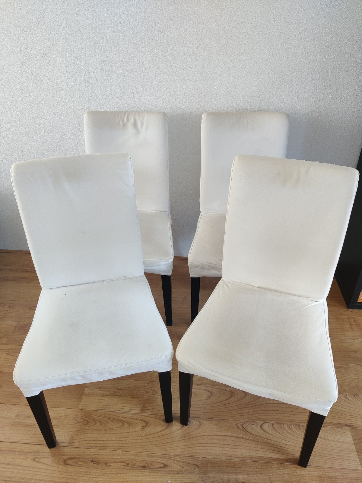 IKEA Henriksdal stoelen (4 stuks) - gratis ophalen, Ophalen, Hout, Gebruikt, Wit