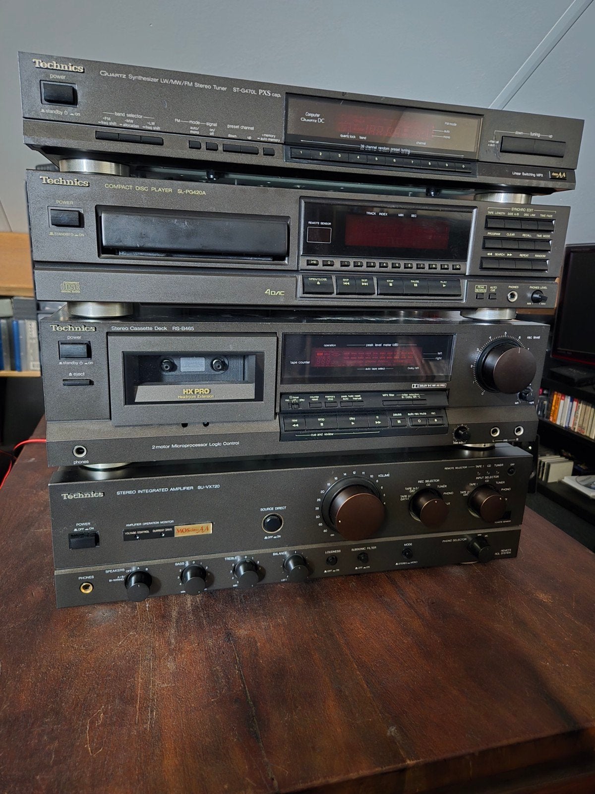 Technics Hifi Set: Versterker, CD, Cassette, Tuner, Audio, Tv en Foto, Stereo-sets, Ophalen