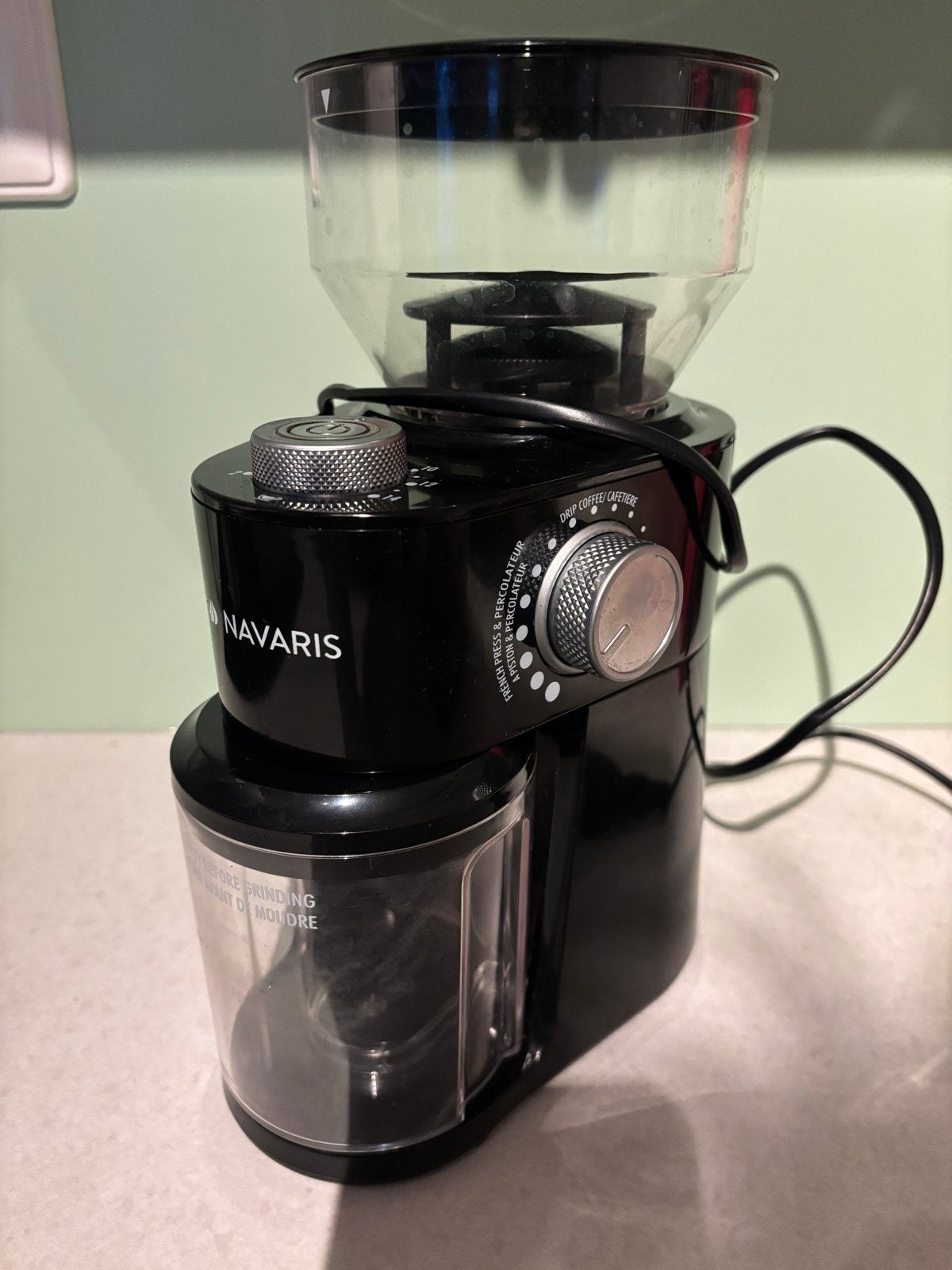 Navaris Koffiemolen - Elektrische Koffiebonenmaler, Ophalen, Overige modellen, 10 kopjes of meer, Koffiebonen