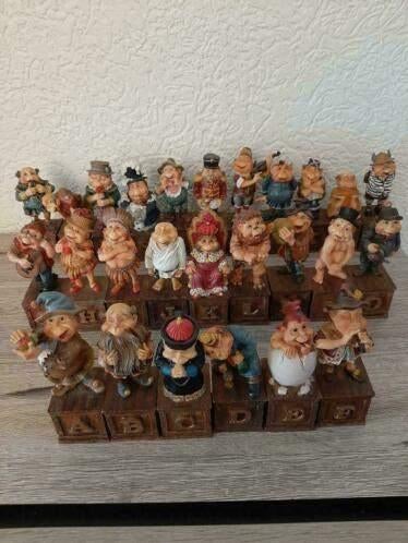 laven efteling complete alfabet letters, Verzamelen, Efteling, Ophalen of Verzenden, Zo goed als nieuw, Beeldje of Poppetje