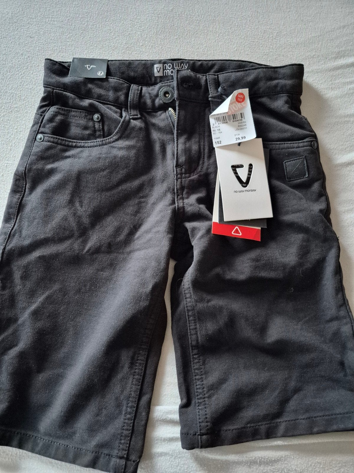 5 korte broeken: LTB, Cars, No Way Monday - Maat 152, Broek, LTB, Cars, No Way Monday, Ophalen of Verzenden, Zo goed als nieuw