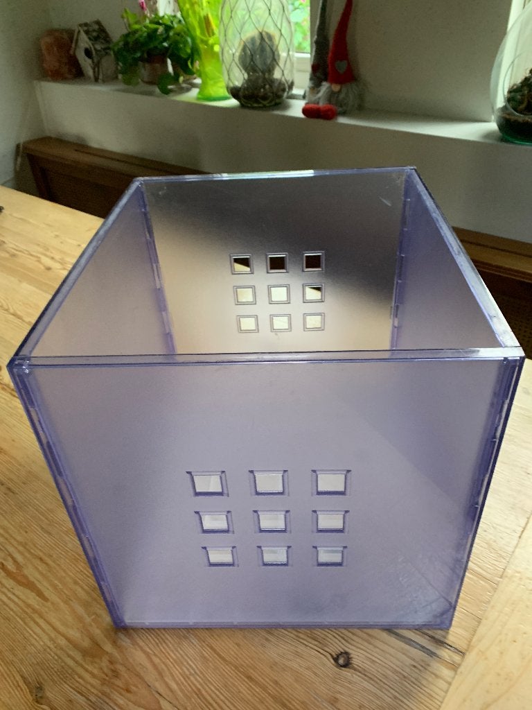 Ikea expedit / kallax opbergbak transparant paars, Doe-het-zelf en Verbouw, Kratten en Dozen, Ophalen of Verzenden, Minder dan 40 cm