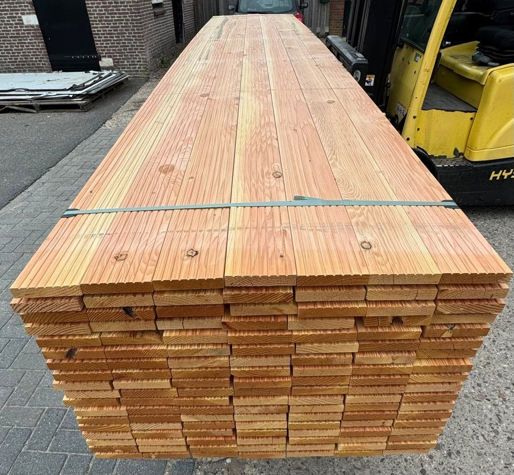 Douglas vlonderplanken 27x140, Ophalen, Nieuw, 250 cm of meer, Planken