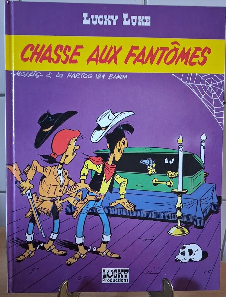 Lucky Luke,  Chasse aux fantômes.1992. Franstalig. Hardcover, Boeken, Stripboeken, Ophalen, Eén stripboek, Morris., Zo goed als nieuw