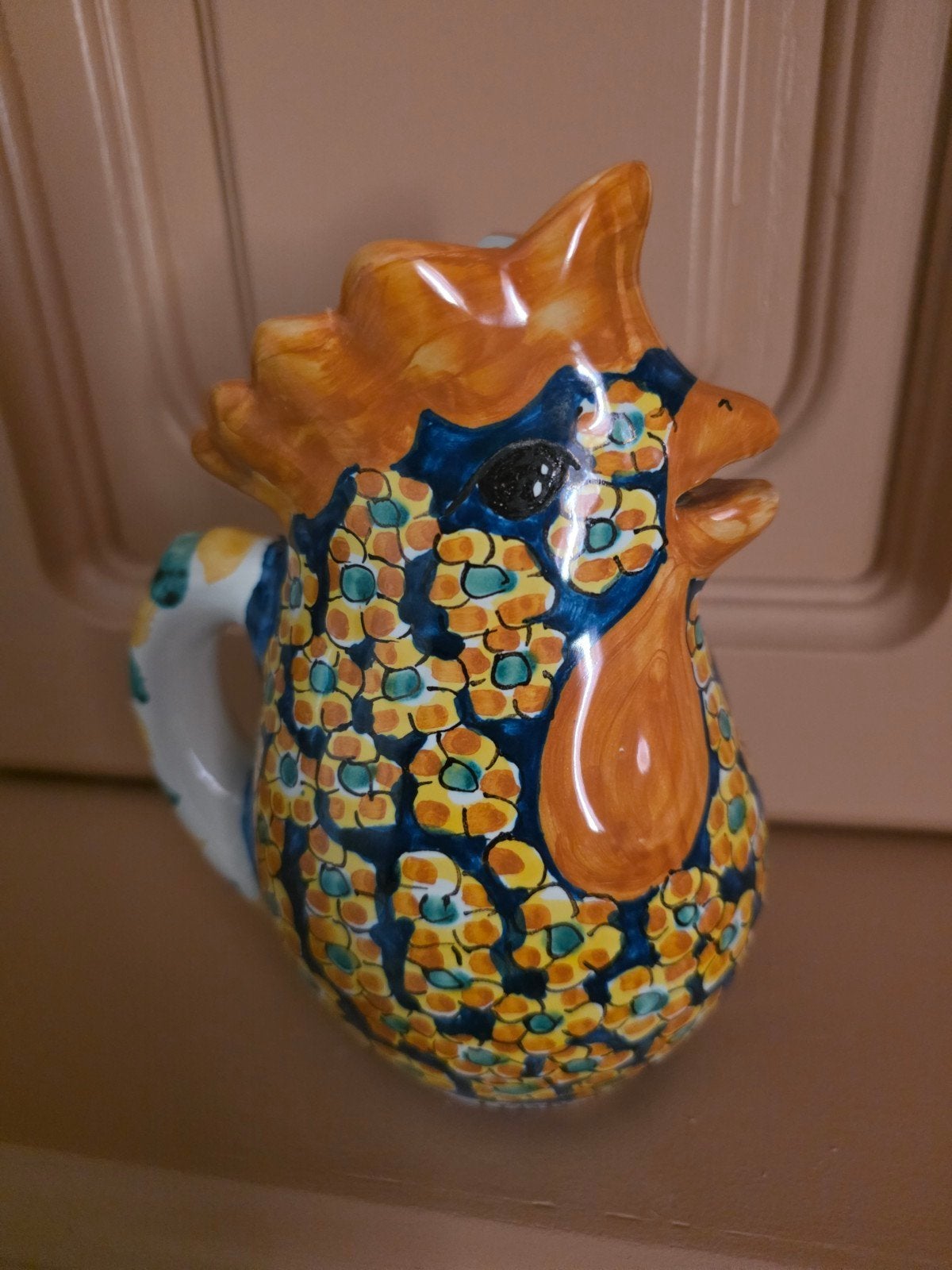 Vintage Italiaanse Haankan, Handbeschilderd, Antiek en Kunst, Ophalen of Verzenden
