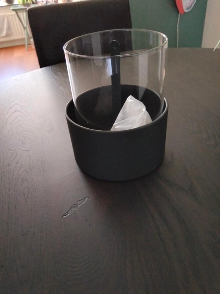 Sfeerhaard tafelmodel ca. 20 cm, Zwart, Nieuw, Ophalen of Verzenden, Landelijk