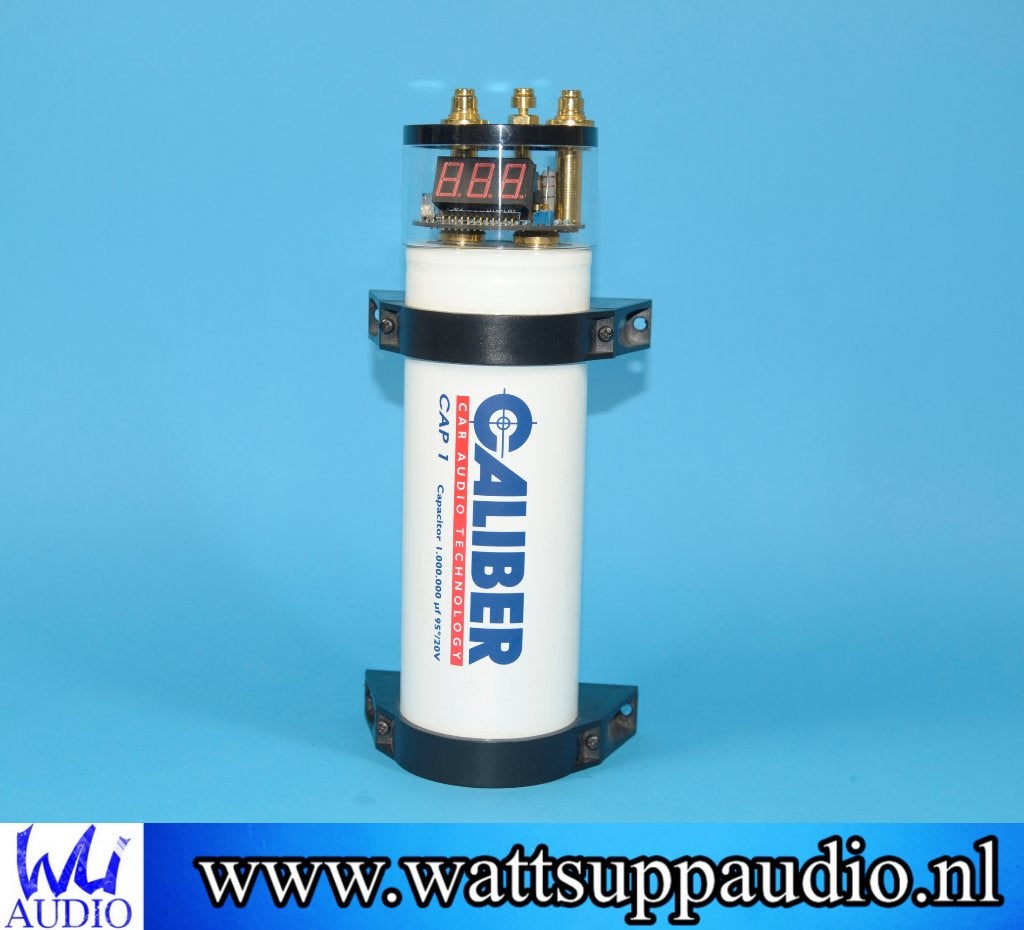 Caliber CAP 1 Condensator / Powercap 1 Farad, Auto diversen, Autospeakers, Gebruikt, Ophalen of Verzenden