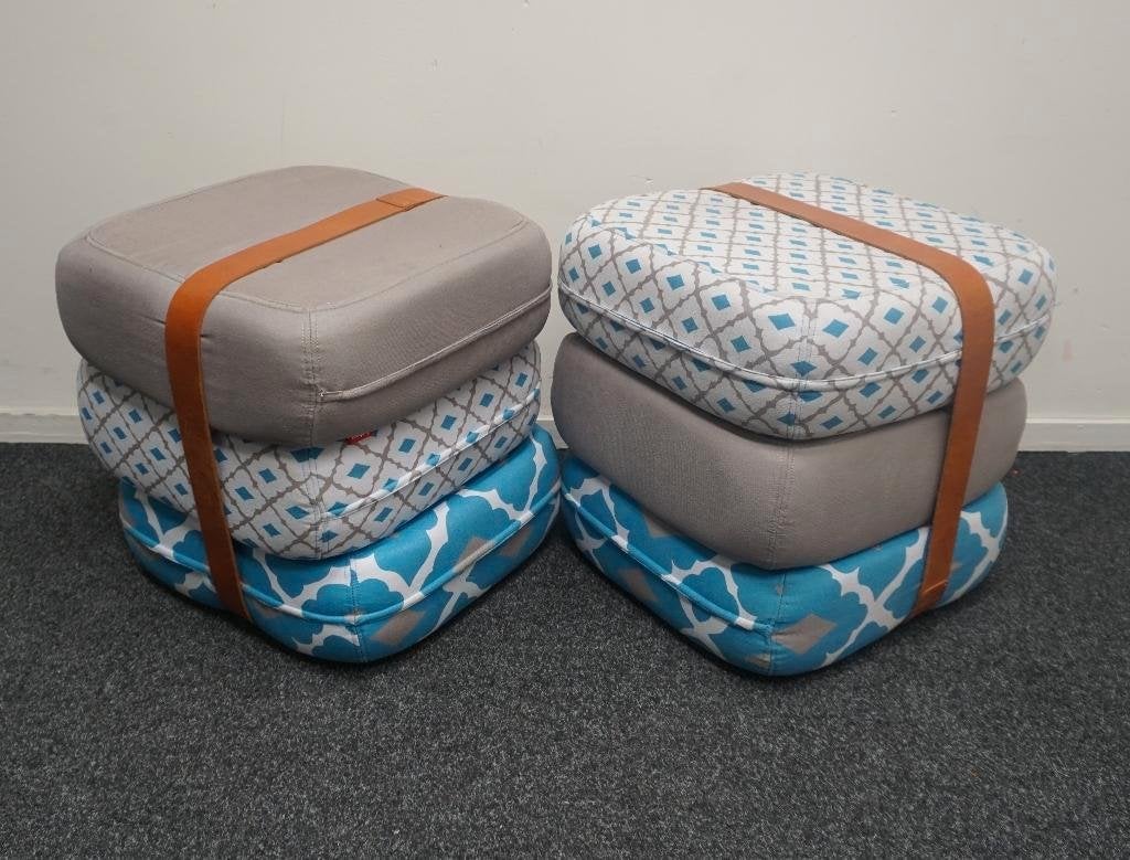 Baboesjka | Fatboy | Poef | Zitkussen | Pessoa Azul, Huis en Inrichting, Banken | Voetenbanken en Poefen, Minder dan 50 cm, Gebruikt