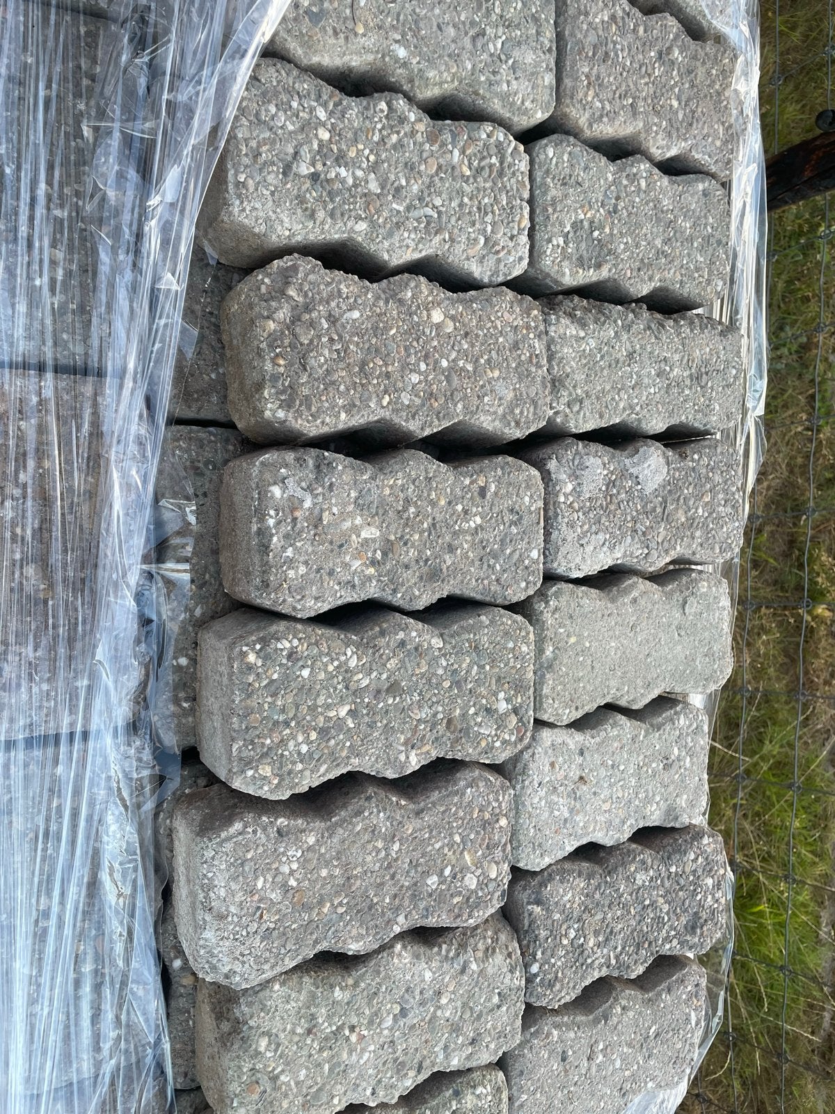 Gratis klinkers op te halen, Ophalen, Gebruikt, Beton, Klinkers