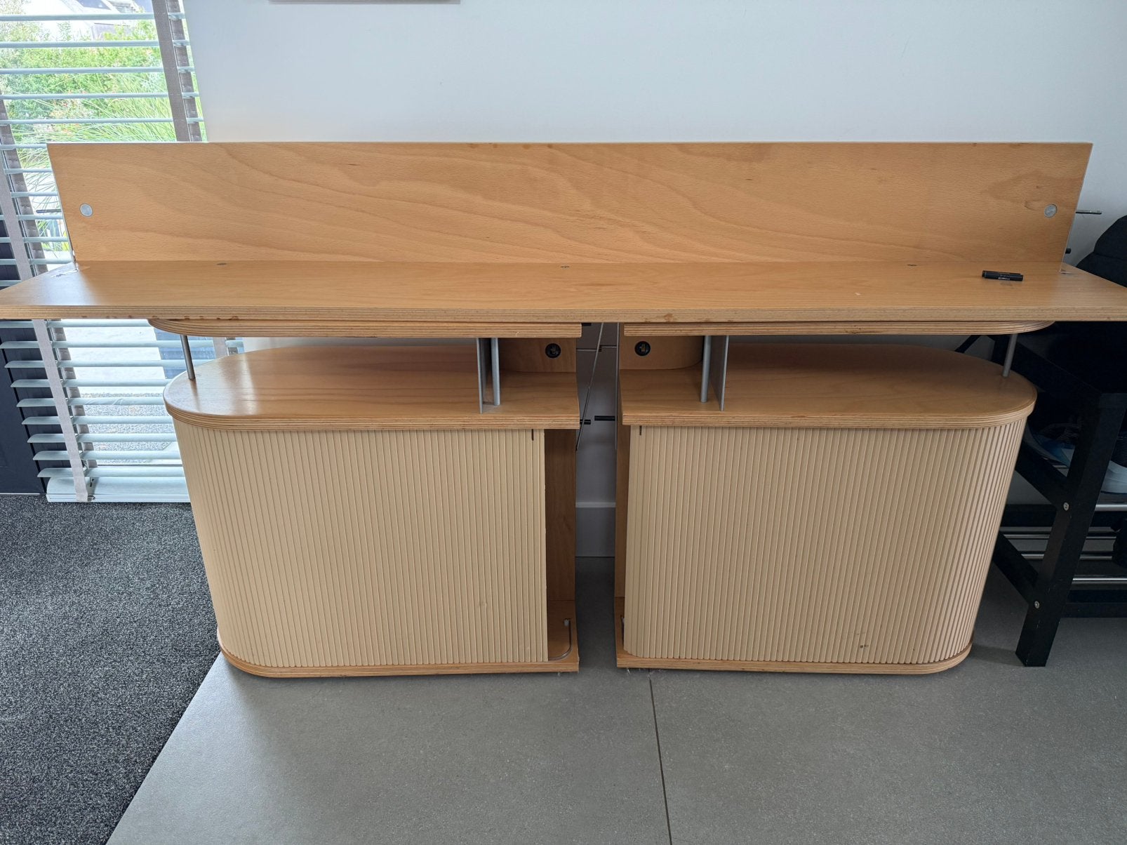 Auping auronde achterwand 1.80m, Ophalen, Gebruikt, 55 tot 70 cm, 45 tot 65 cm