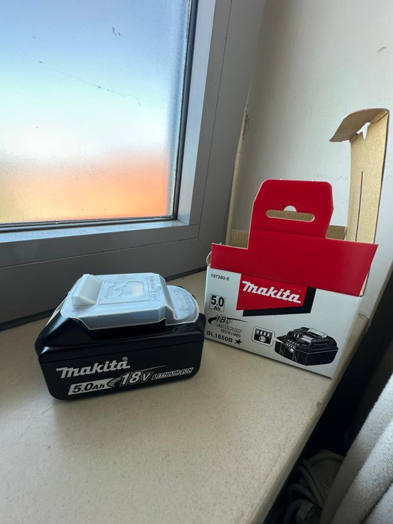 Makita Li-ion accu 18V - 5,0Ah, Ophalen, Zo goed als nieuw