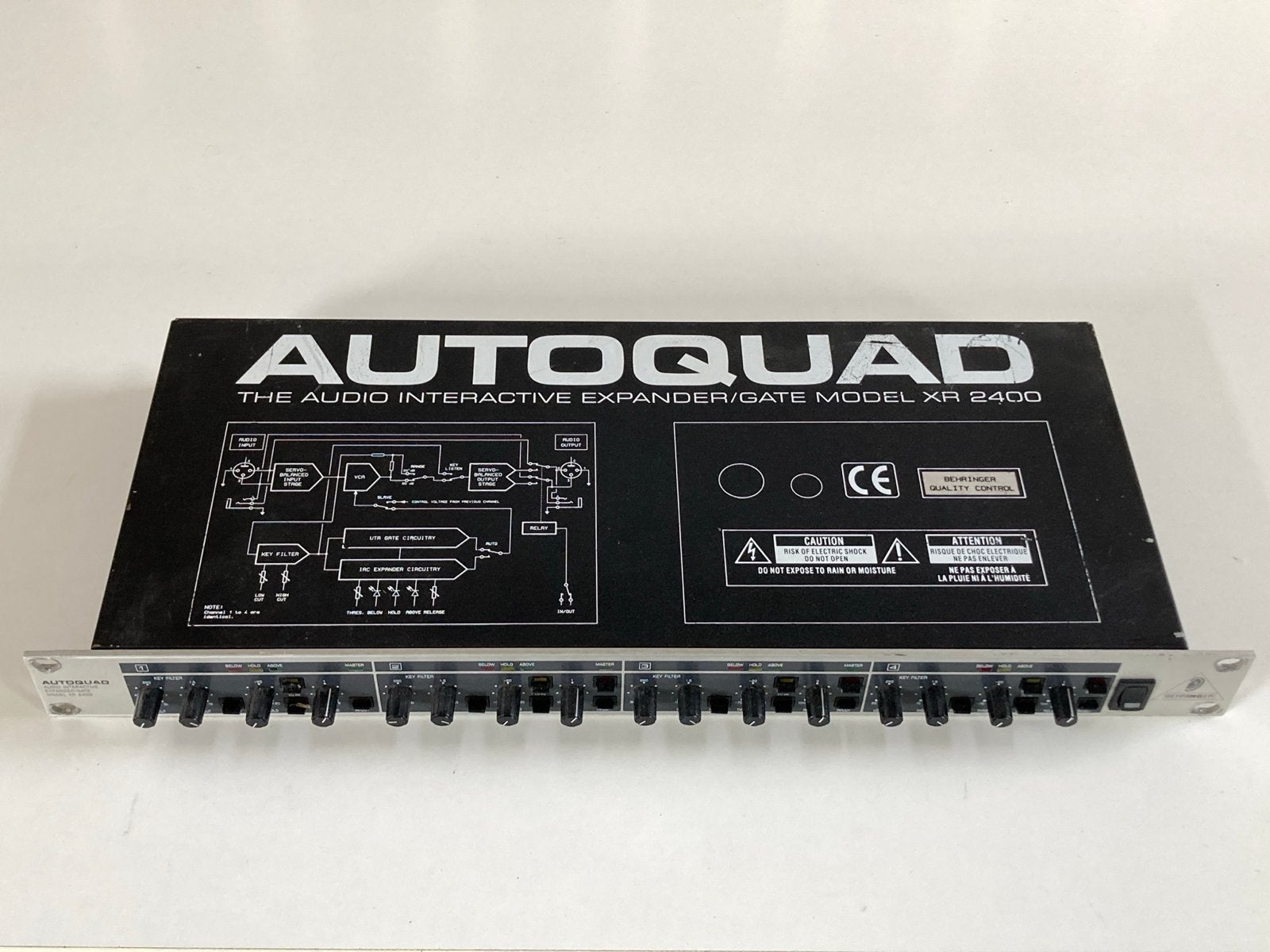 Behringer Autoguad XR2400 Audio Interactive Expander/Gate, Ophalen of Verzenden, Gebruikt, Audio