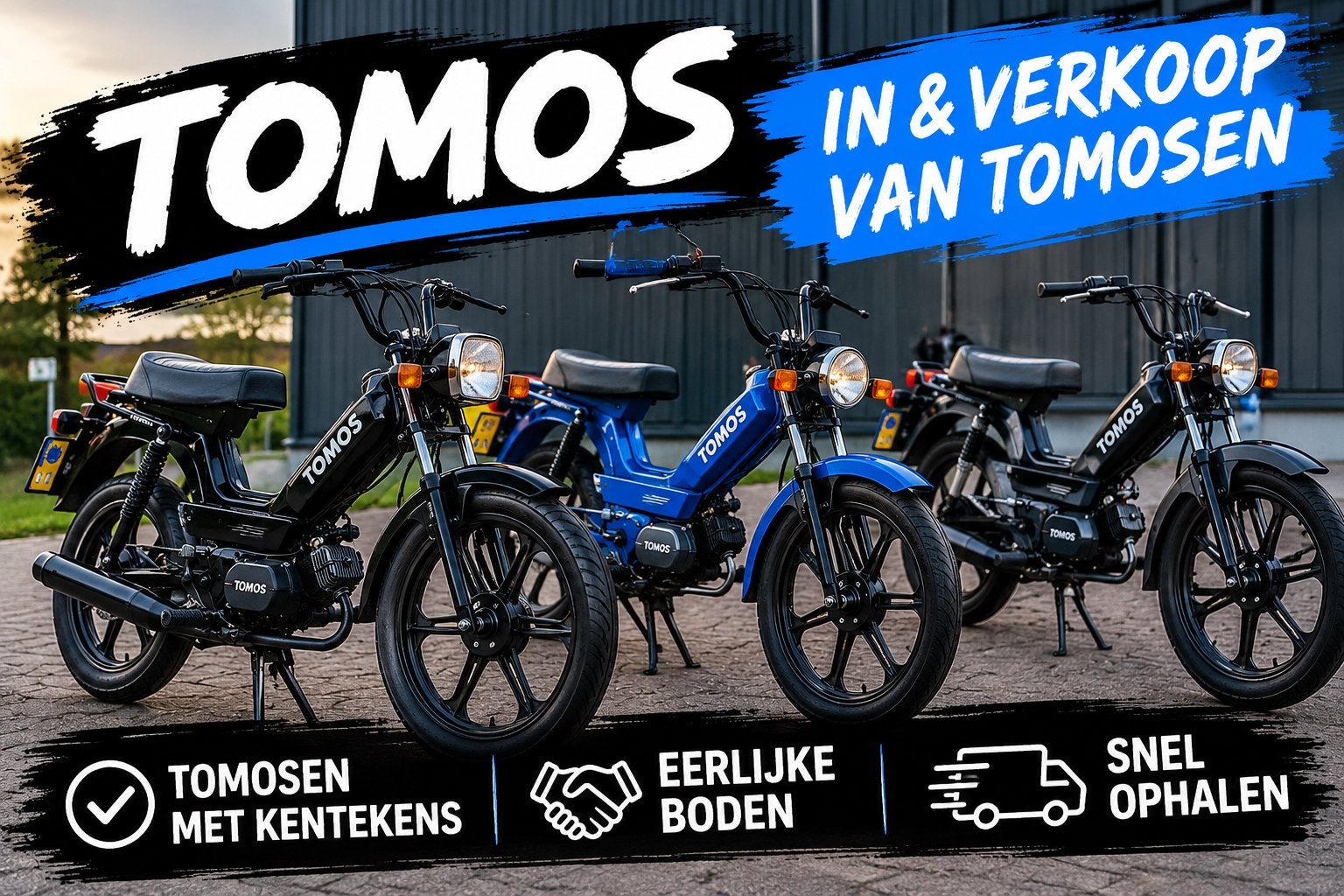 Inkoop van opknap tomosen!, Fietsen en Brommers, Ophalen