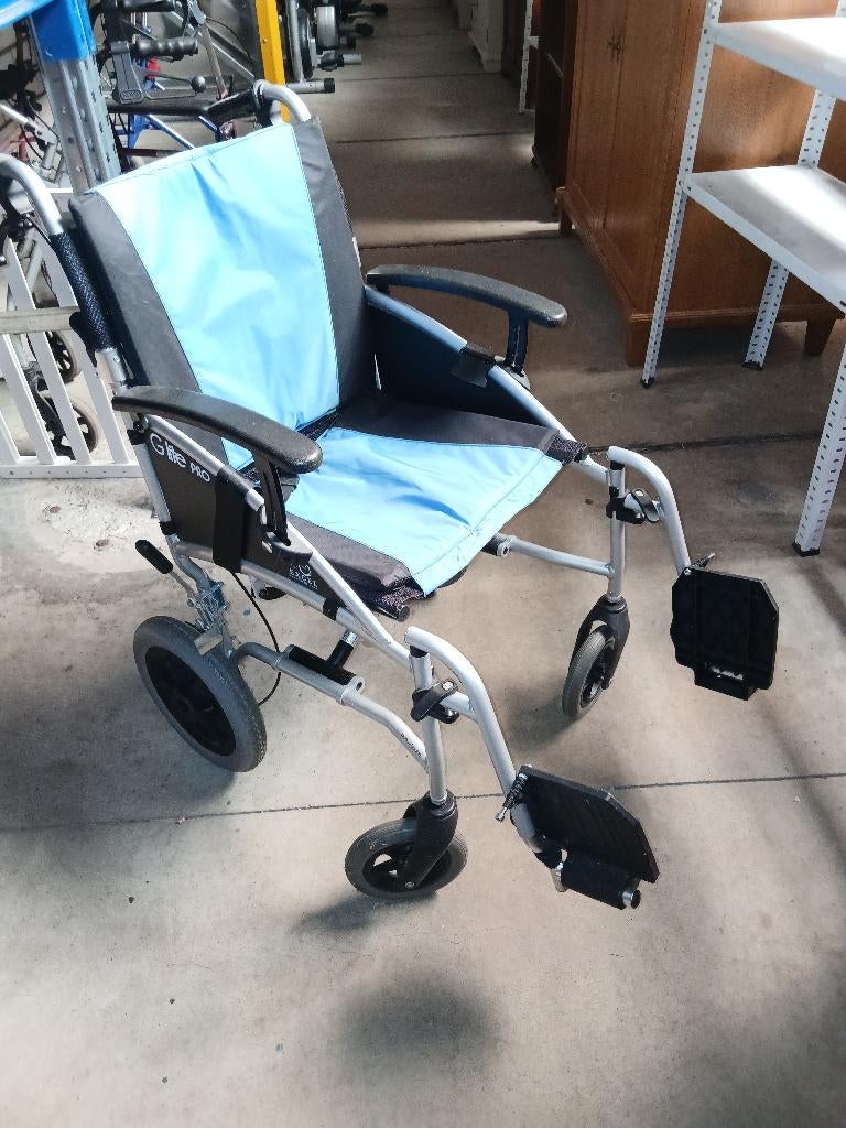 (0524) rolstoel Excel Glite Pro opklapbaar, Diversen, Rolstoelen, Ophalen, Excel, Gebruikt, .