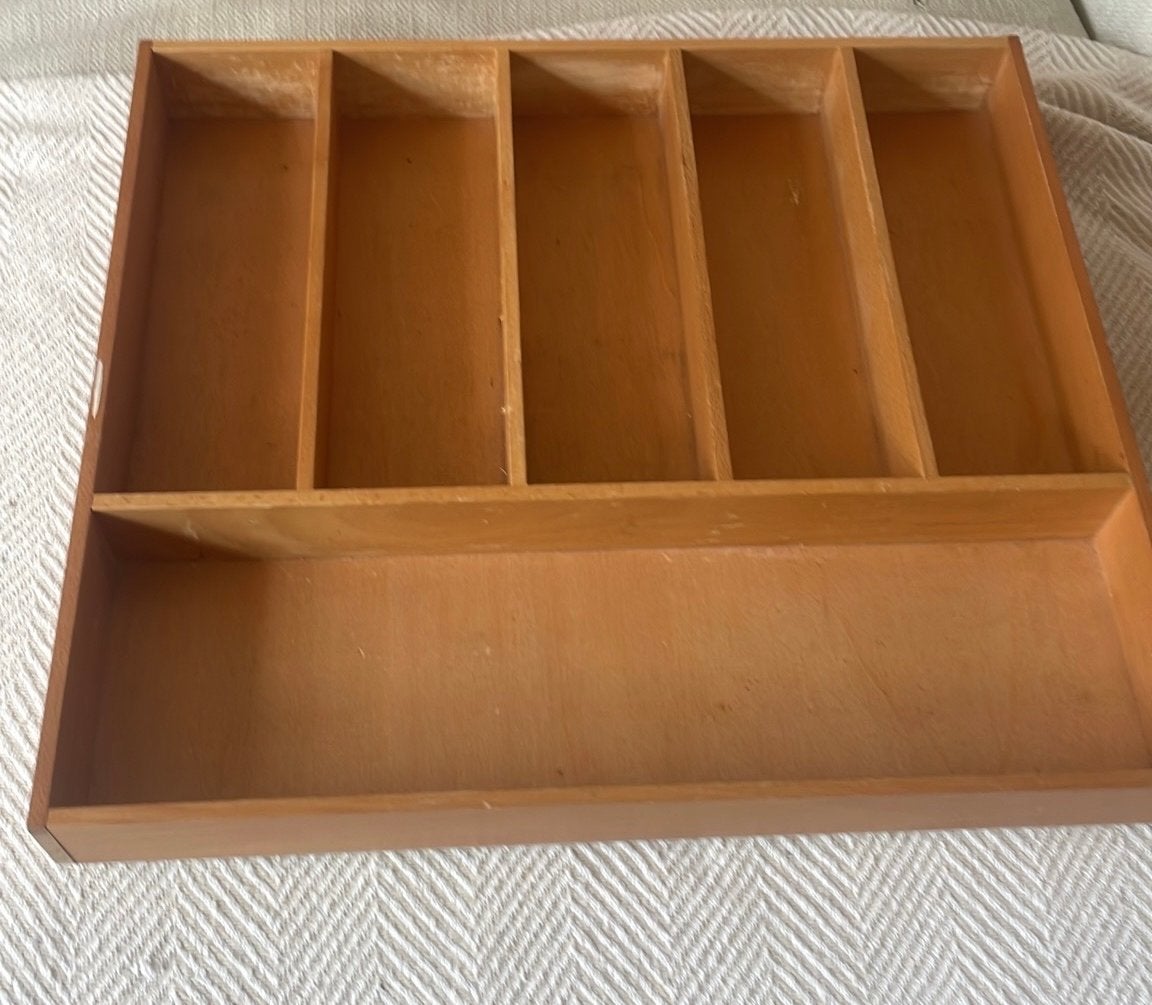 Houten besteklade - Organiseer je keukenlade, Ophalen, Gebruikt, Hout, Los bestek