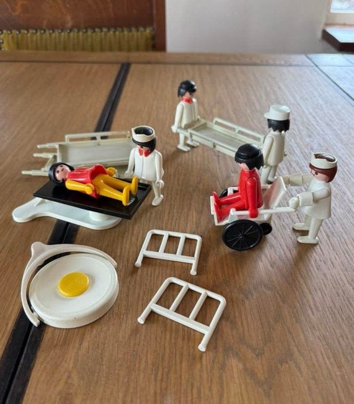 Playmobil SuperSet Ziekenhuis 304 1976, Gebruikt, Losse onderdelen, Overige typen, Ophalen of Verzenden