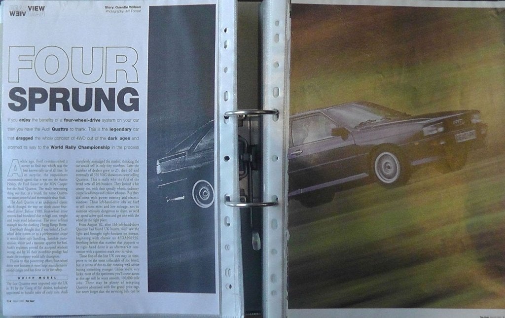 Audi Coupe B2 Quattro ? eerst 17x autotest lezen, Boeken, Ophalen, Gelezen, Audi